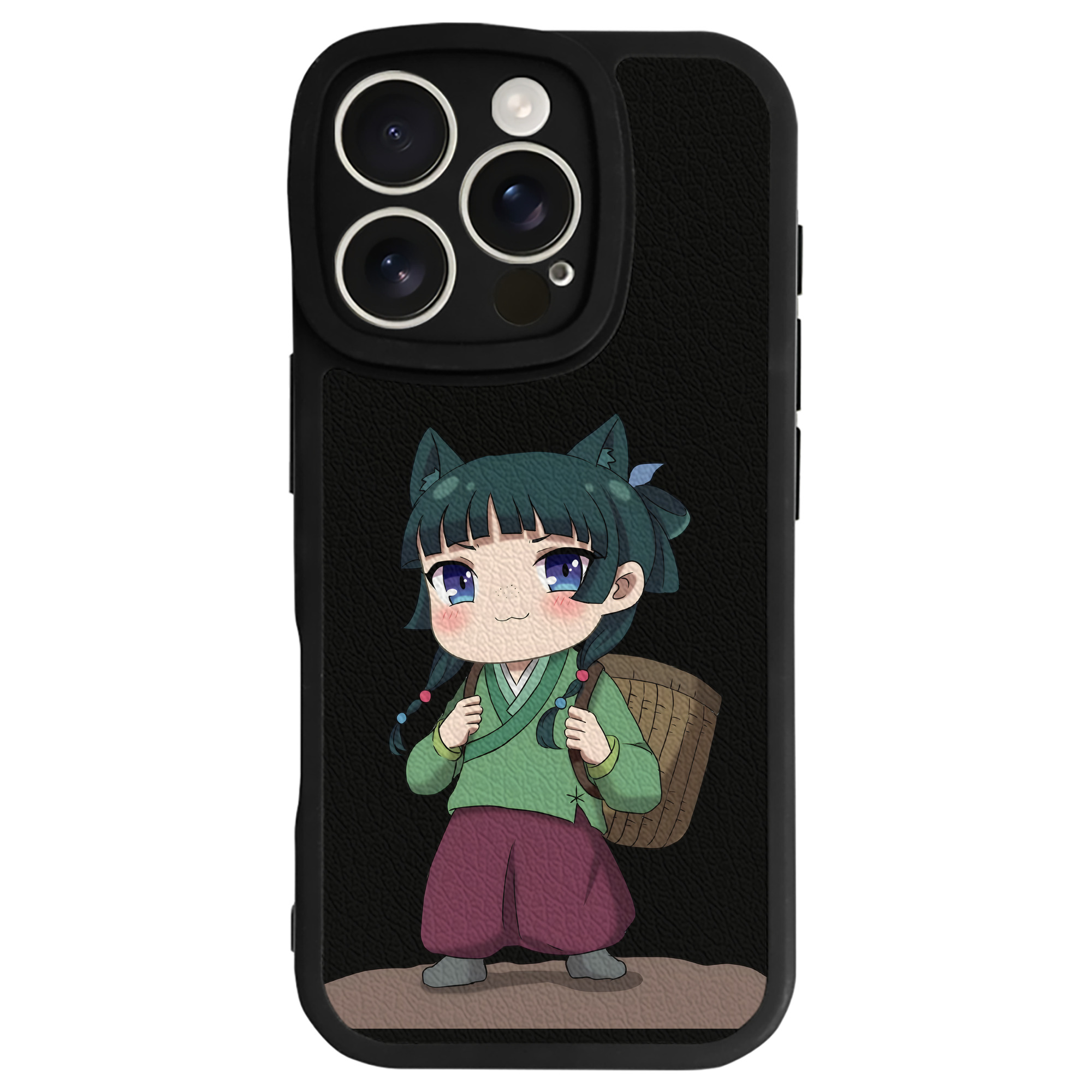 薬屋のひとりごと The Apothecary Diaries 【iPhone 16シリーズ対応】シリコンスマホケース（レザー調） 材質：シリコン